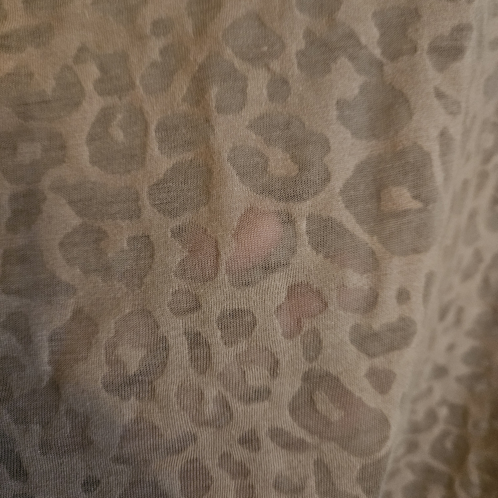 Chic Animal Print Tank Top in Tan - Picture 2 of 8